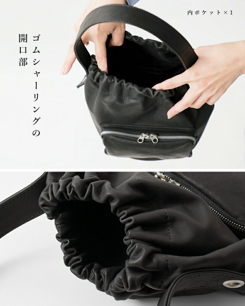 クーポン対象】mormyrus モルミルス レザー ジップポケット ショルダー