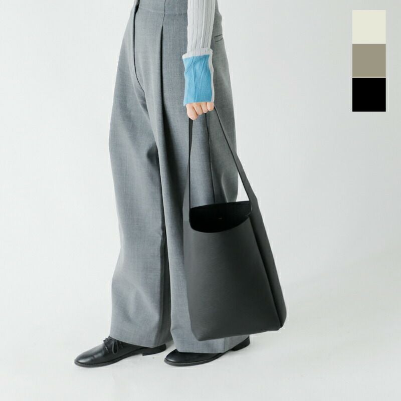 Aeta アエタ ダブルフェイス ディア レザー ミニ フラット トート