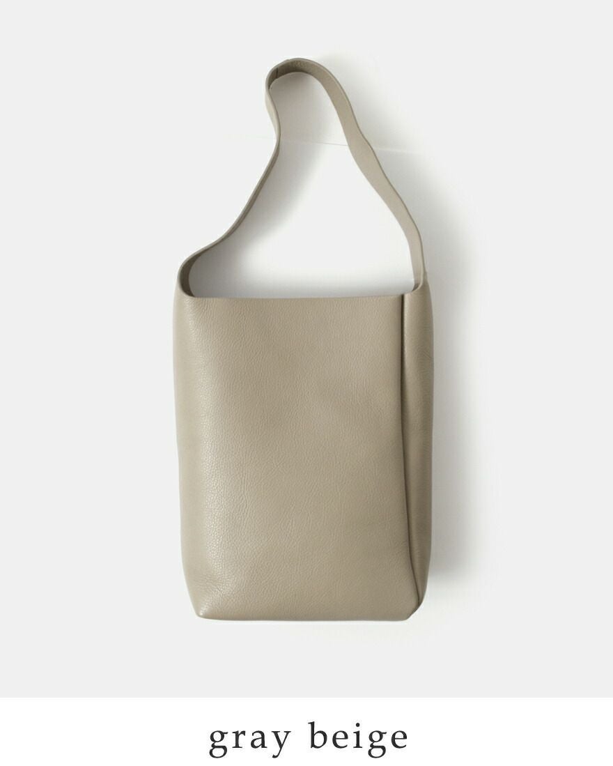 Aeta アエタ ペブルグレイン レザー ショルダー バッグ Sサイズ