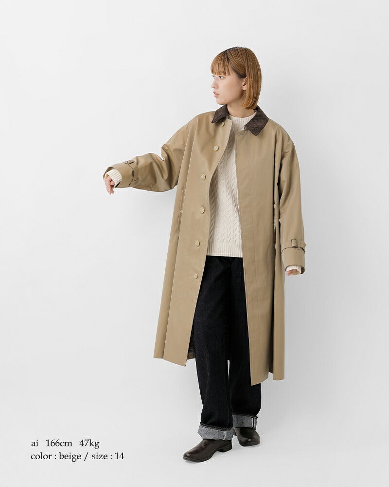 Gymphlex ジムフレックス ギャバジン バルマカーン コート gy-a0571syr