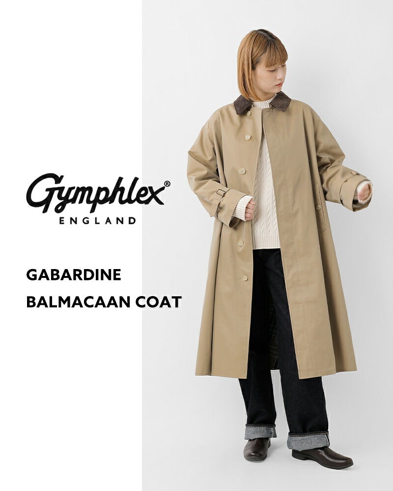 Gymphlex ジムフレックス ギャバジン バルマカーン コート gy-a0571syr