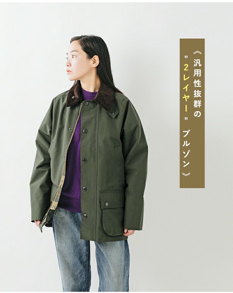 Barbour バブアー ビデイル ジップアップジャケット 表地コットン100% Barbour バブアー 2ワラント ビデイル ワックスド コットン ジャケット