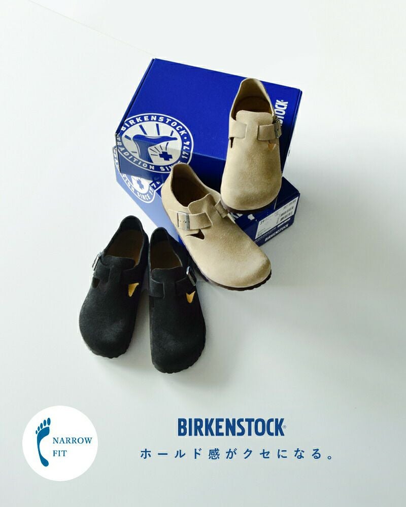 BIRKENSTOCK ビルケンシュトック スエード レザー ストラップ フラット