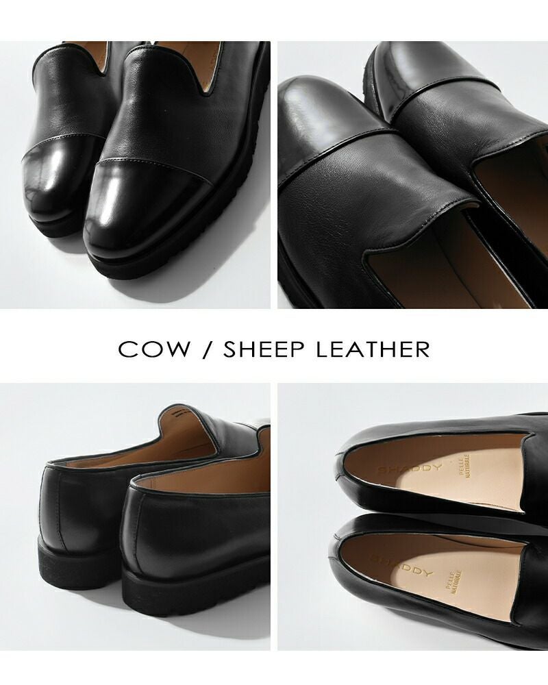 30%OFF】SHADDY シャディ レザー フラット シューズ sh004-mn