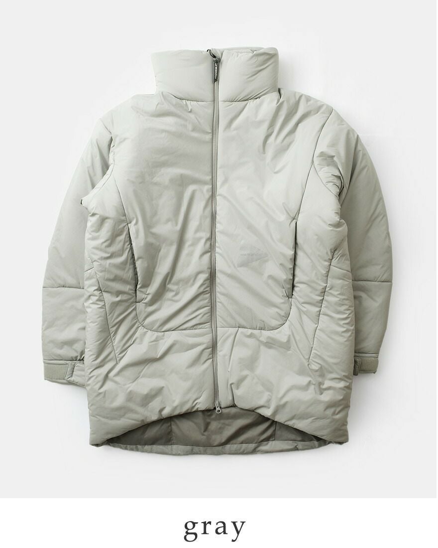and wander アンドワンダー トップ フリース コート “top fleece coat