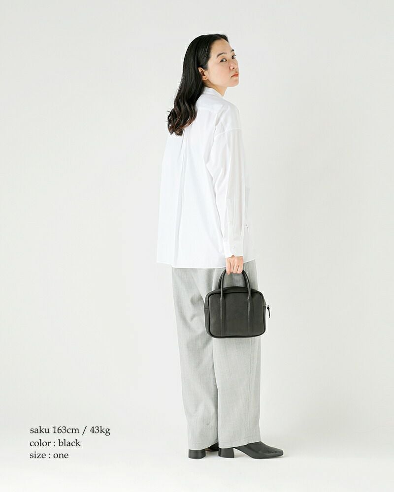 Aeta アエタ ディアレザー スクエア ボストン バッグ Sサイズ “SQUARE