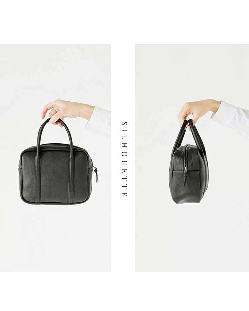 Aeta アエタ ディアレザー スクエア ボストン バッグ Sサイズ “SQUARE