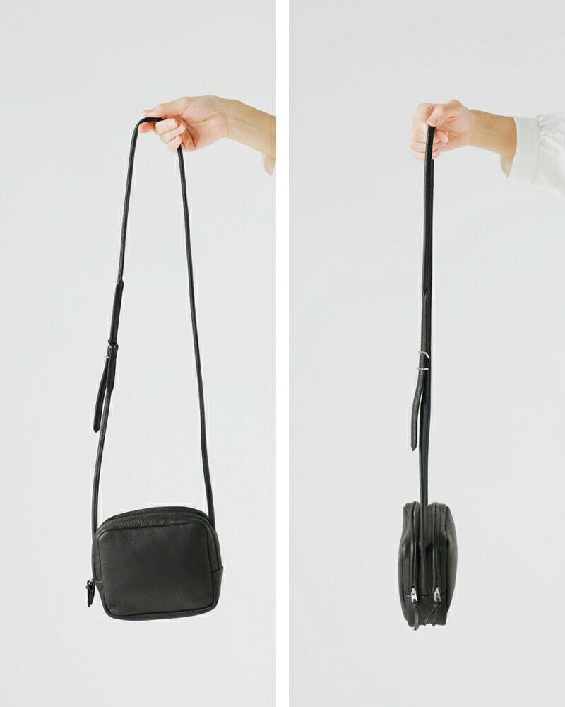 Aeta アエタ ディアレザー スクエア ショルダー バッグ “SQUARE