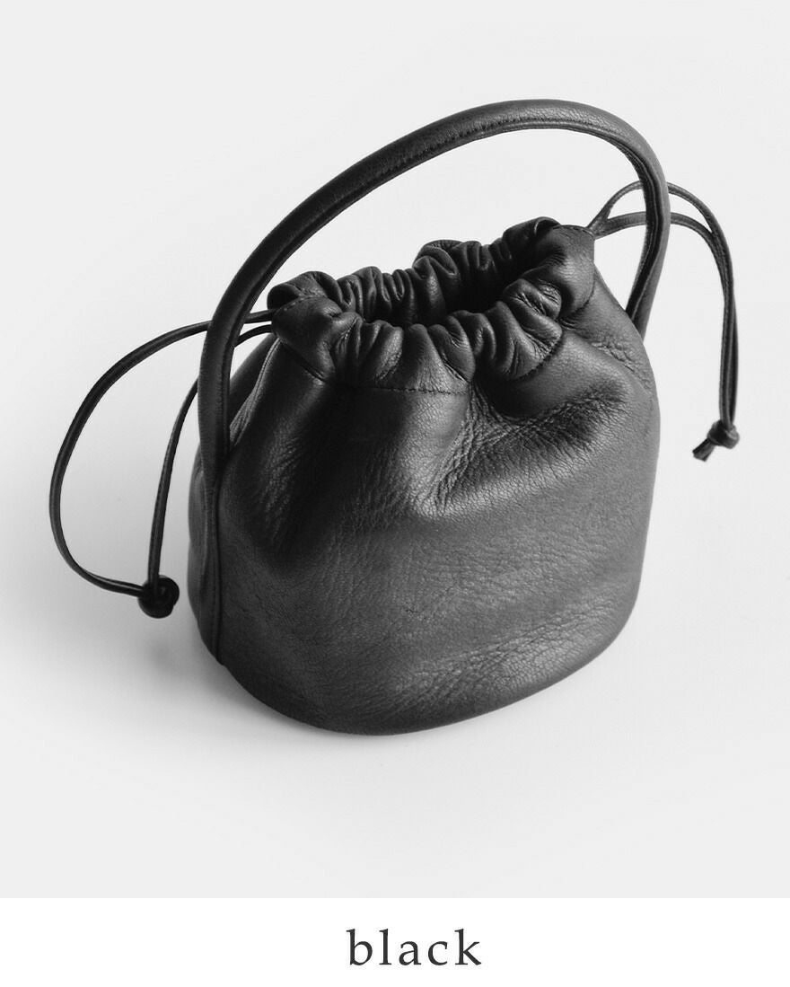 Aeta アエタ ディアレザー ハンドル ポーチ ミニ “DEER” da109-kk ユニ