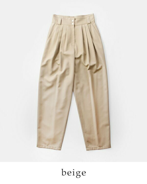 60%OFF】CLANE クラネ ワイド ベルト タック パンツ 17110-7202-kk
