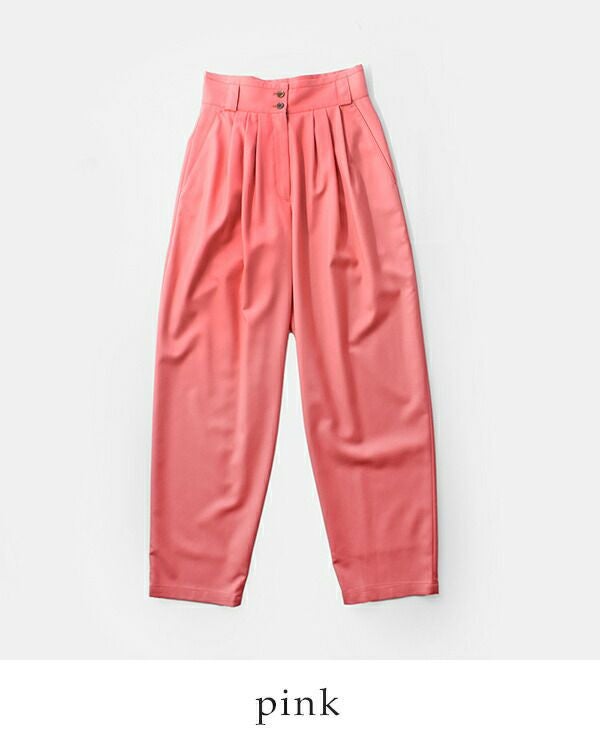 60%OFF】CLANE クラネ ワイド ベルト タック パンツ 17110-7202-kk