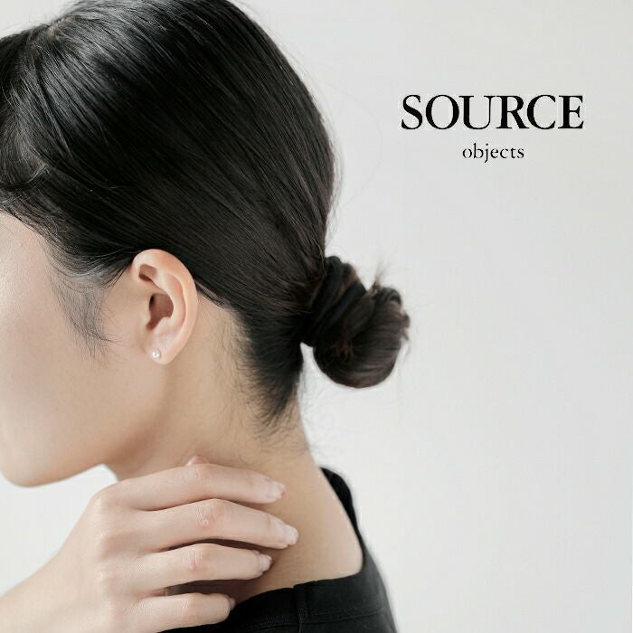 SOURCE ソウス スモール ベビーパール ポスト ピアス “Small Baby
