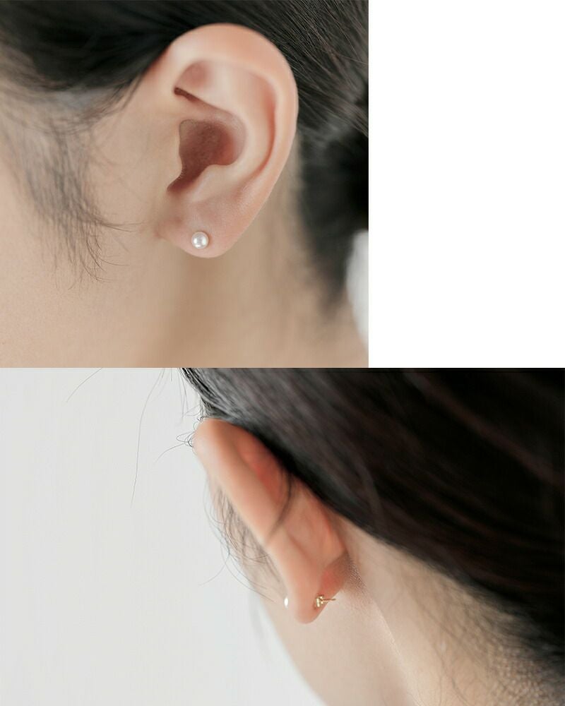 SOURCE ソウス スモール ベビーパール ポスト ピアス “Small Baby