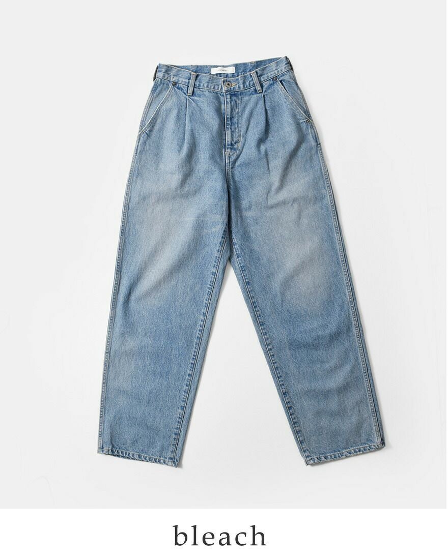 40%OFF】Johnbull ジョンブル デニム タック マム パンツ jl251p02-yo