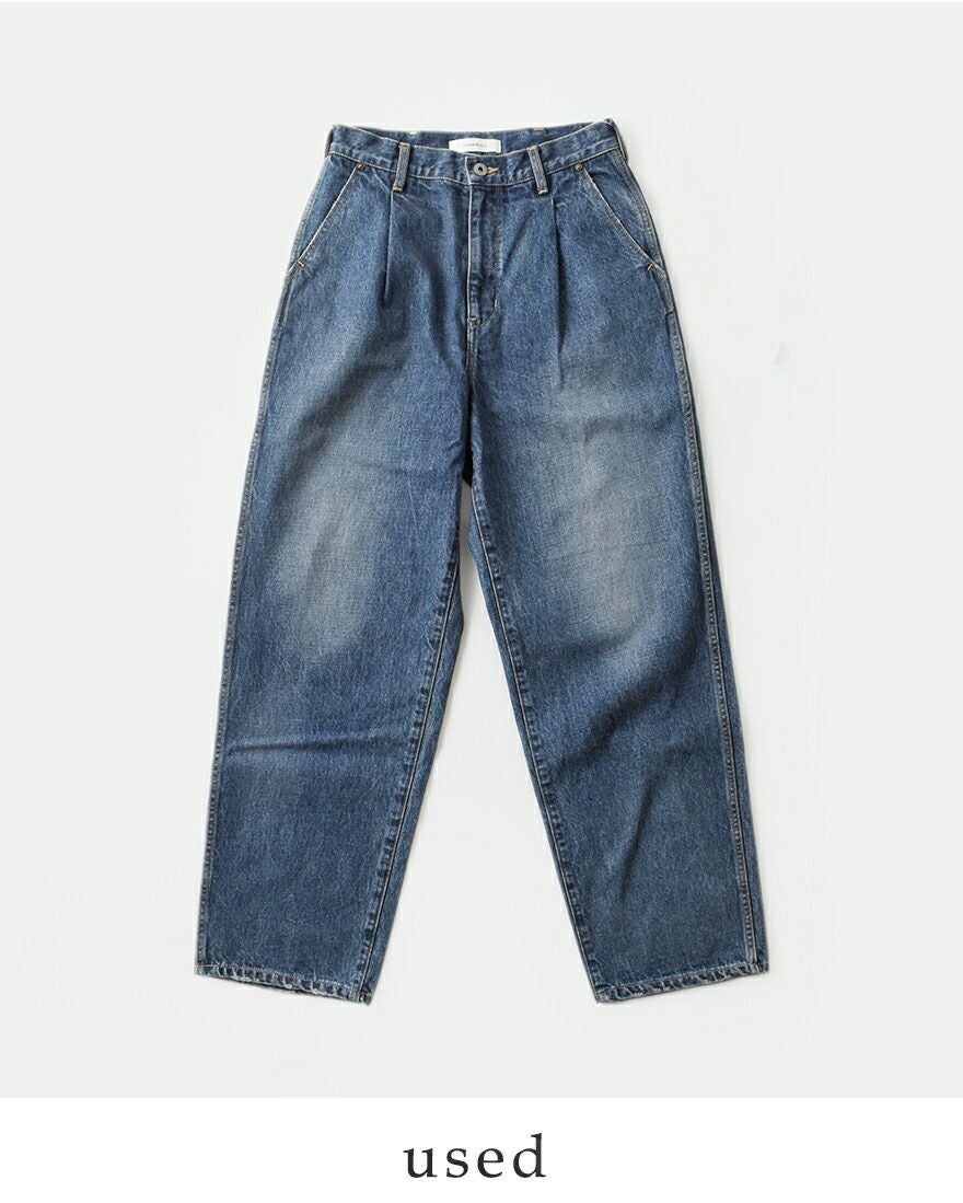 40%OFF】Johnbull ジョンブル デニム タック マム パンツ jl251p02-yo