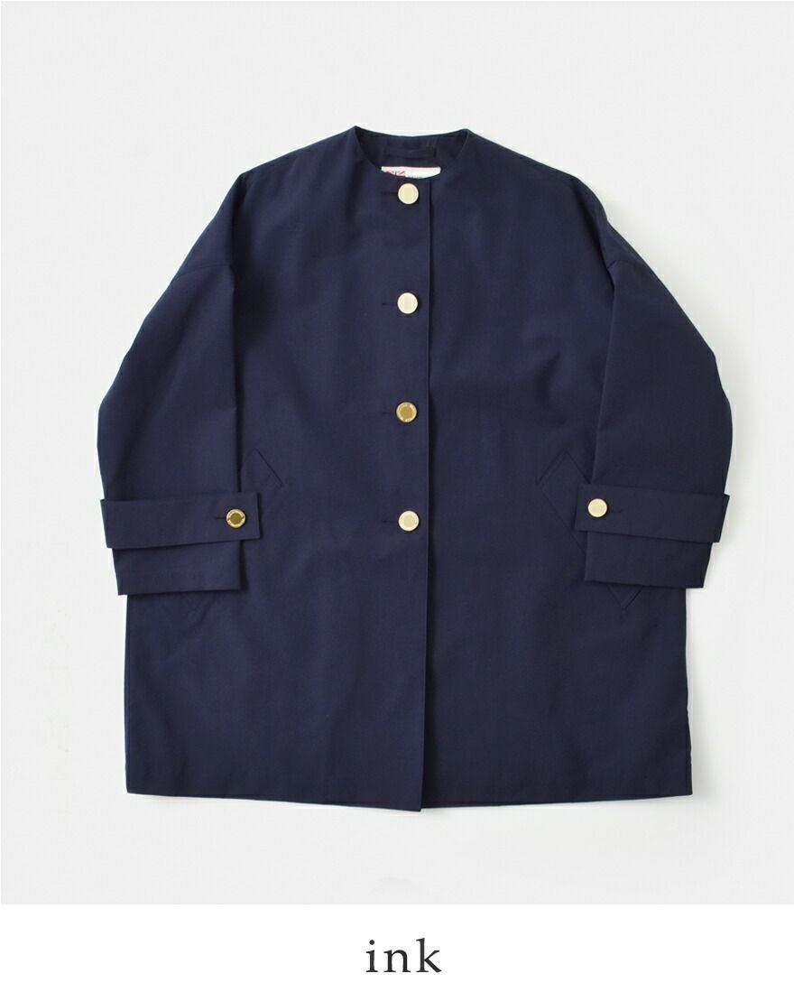 IENA トラディショナルウェザーウェア マールトン　ノーカラーコート 34 TRADITIONAL WEATHERWEAR（トラディショナル ウェザーウェア） MALTON
