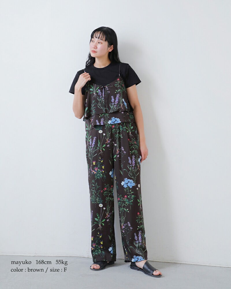 2WAYフラワープリントビスチェ/TBES-421 (NAVY) クーポン対象】TICCA ティッカ 2way フラワー プリント ビスチェ tbfs