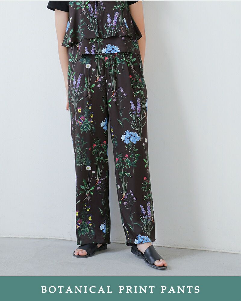 TICCA ティッカ フラワー プリント パンツ tbfs-422 レディース 2026ss