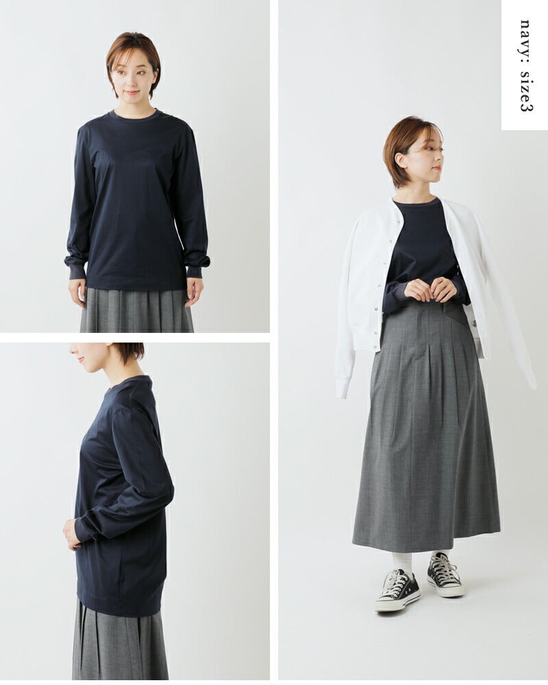 SLOANE スローン 60/2 コットン 天竺 UV 長袖 Tシャツ sl4s-t165