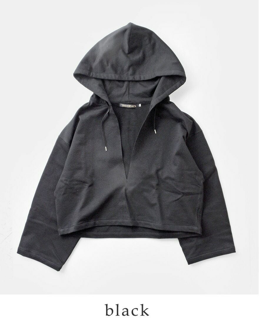50%OFF】HAVERSACK ハバーサック コットン ハイゲージ 裏毛 フーデット
