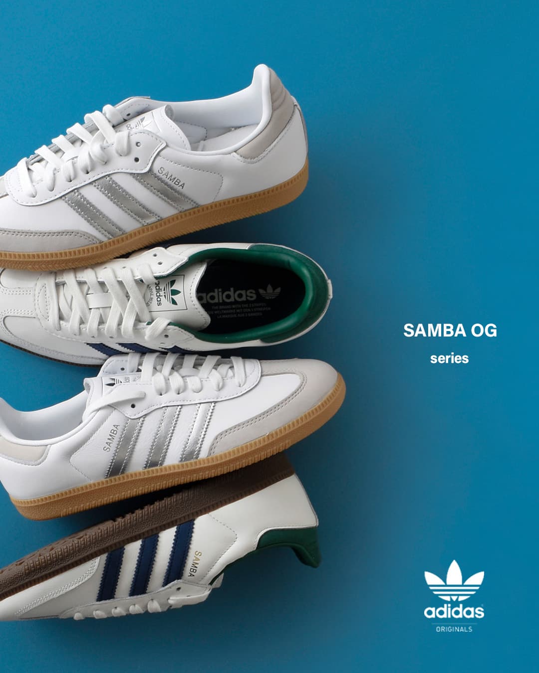 adidas Originals アディダス オリジナルス サンバ OG W レザー