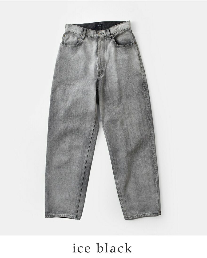 YLEVE イレーヴ デニム バギー パンツ “13.5oz DENIM BAGGY FADE” 168