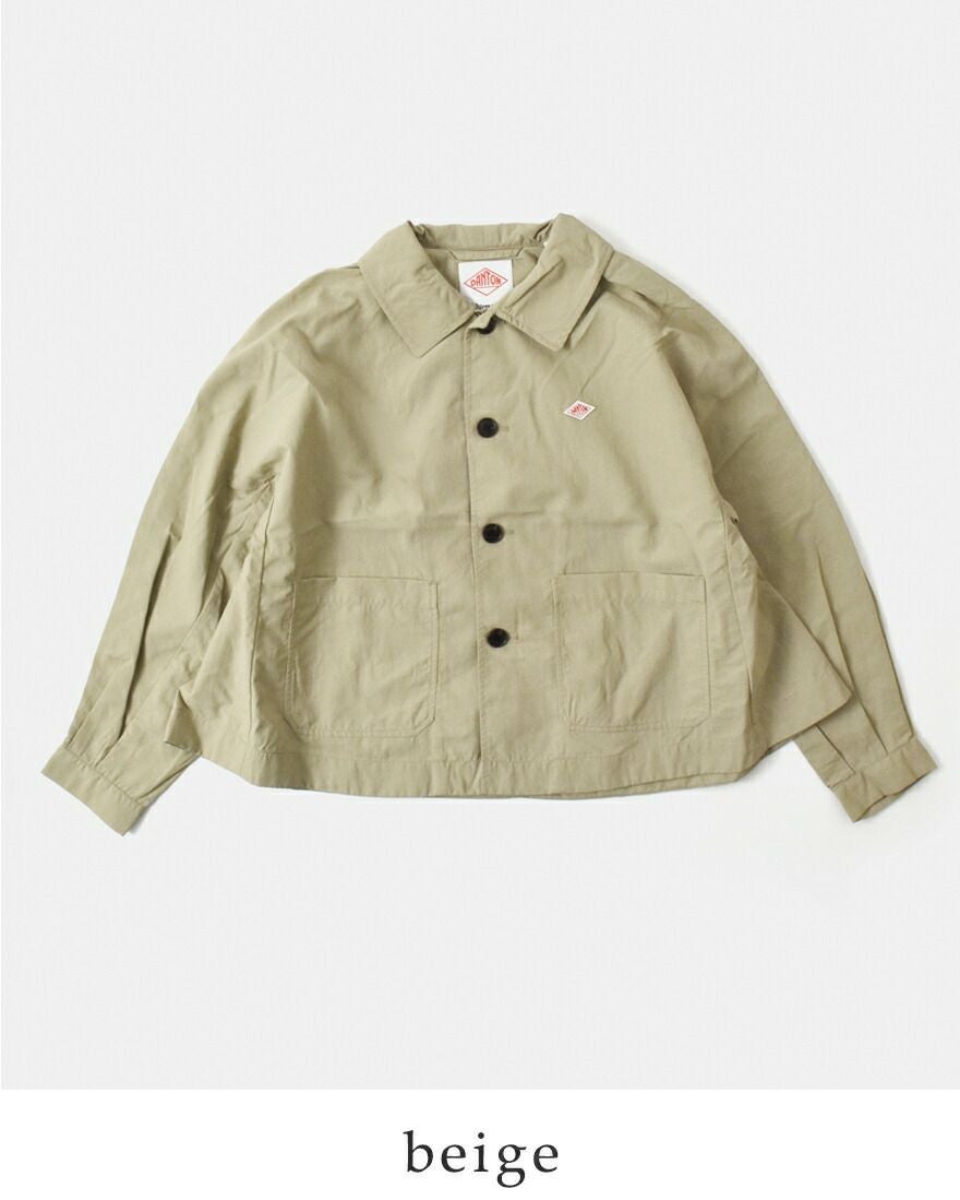 DANTON ダントン ナイロンオックス ドルマンスリーブ ジャケット dt