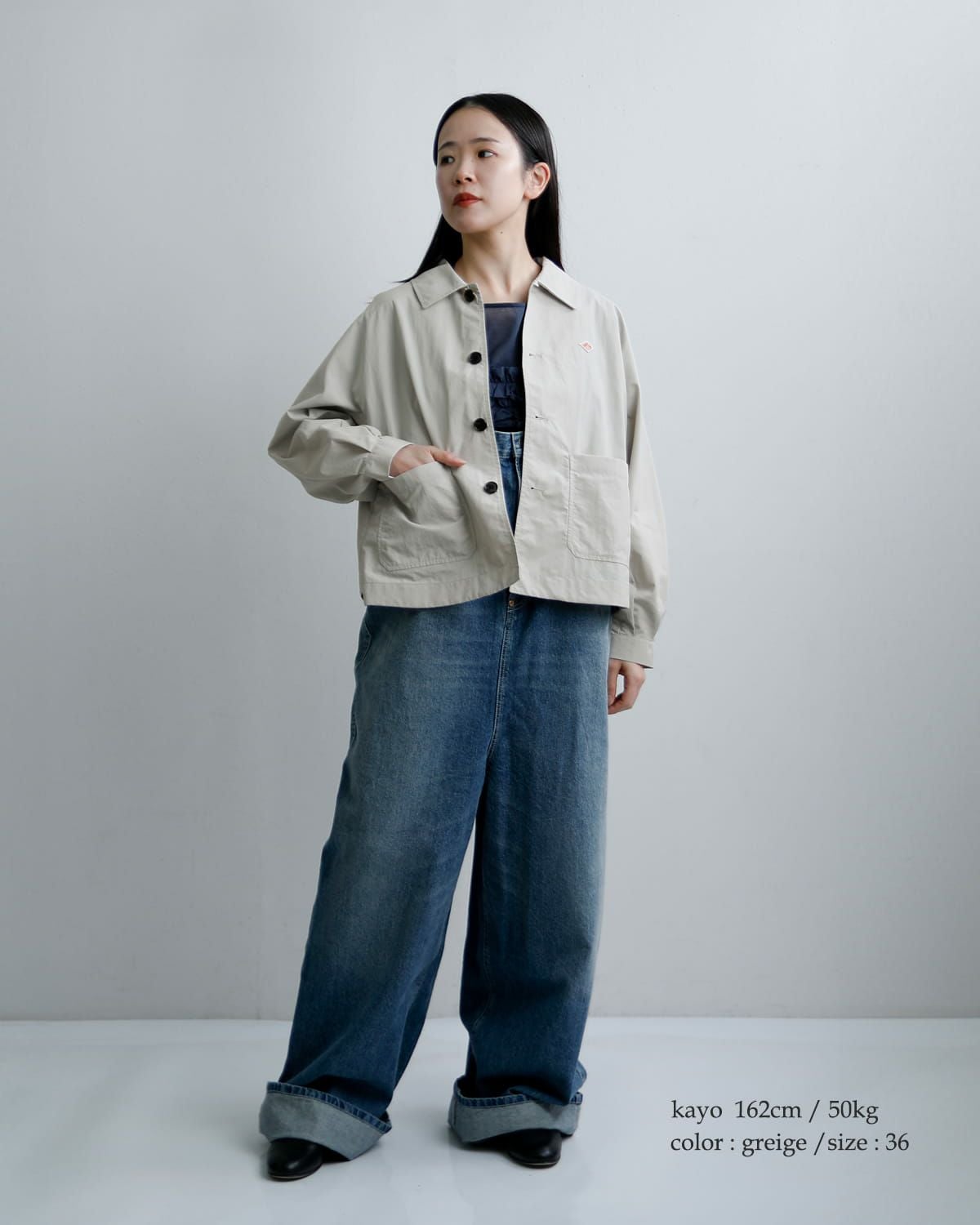 DANTON ダントン ナイロンオックス ドルマンスリーブ ジャケット dt DANTON ダントン ナイロンオックス ドルマンスリーブ ジャケット dt