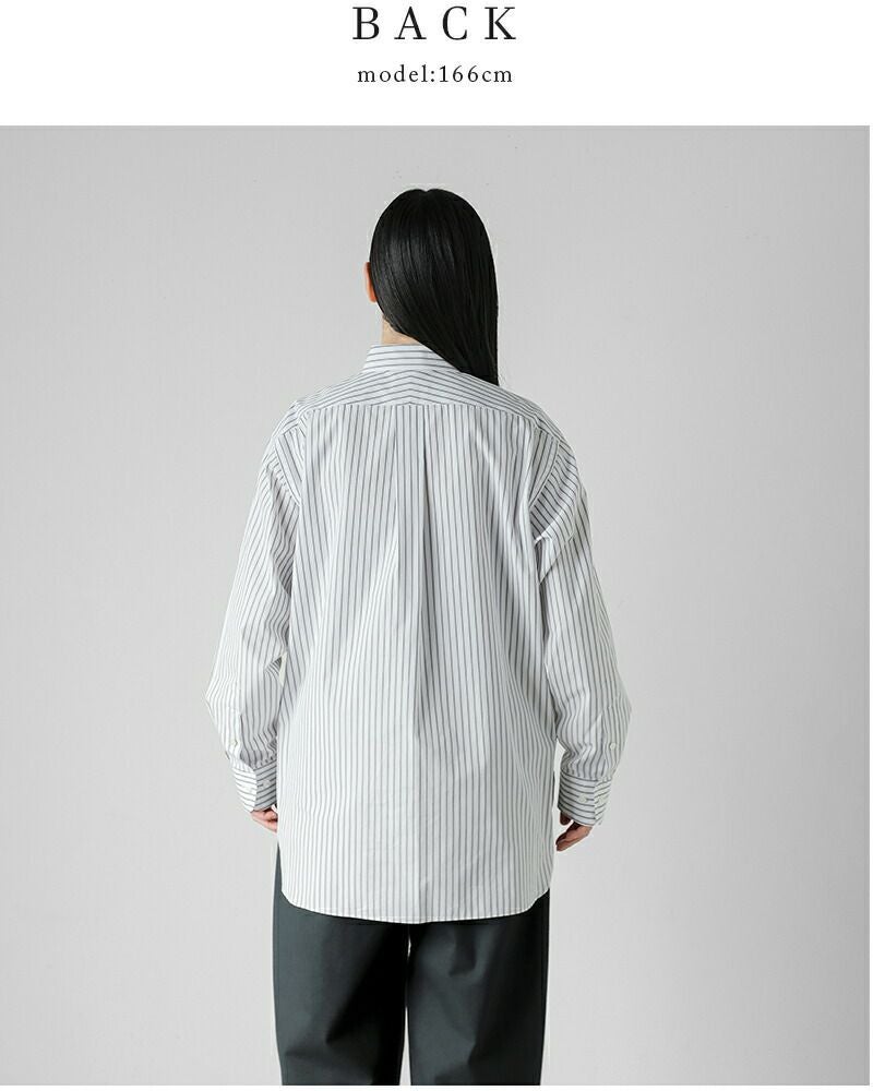 YLEVE イレーヴ コットン ブロード レギュラーカラー シャツ “COTTON