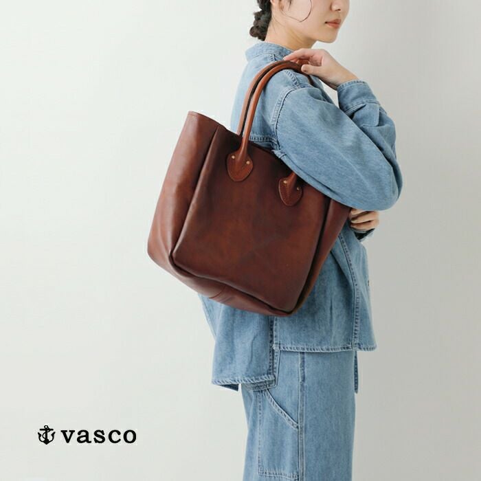 VASCO ヴァスコ OLD OIL レザー オールド トートバッグ ミディアム