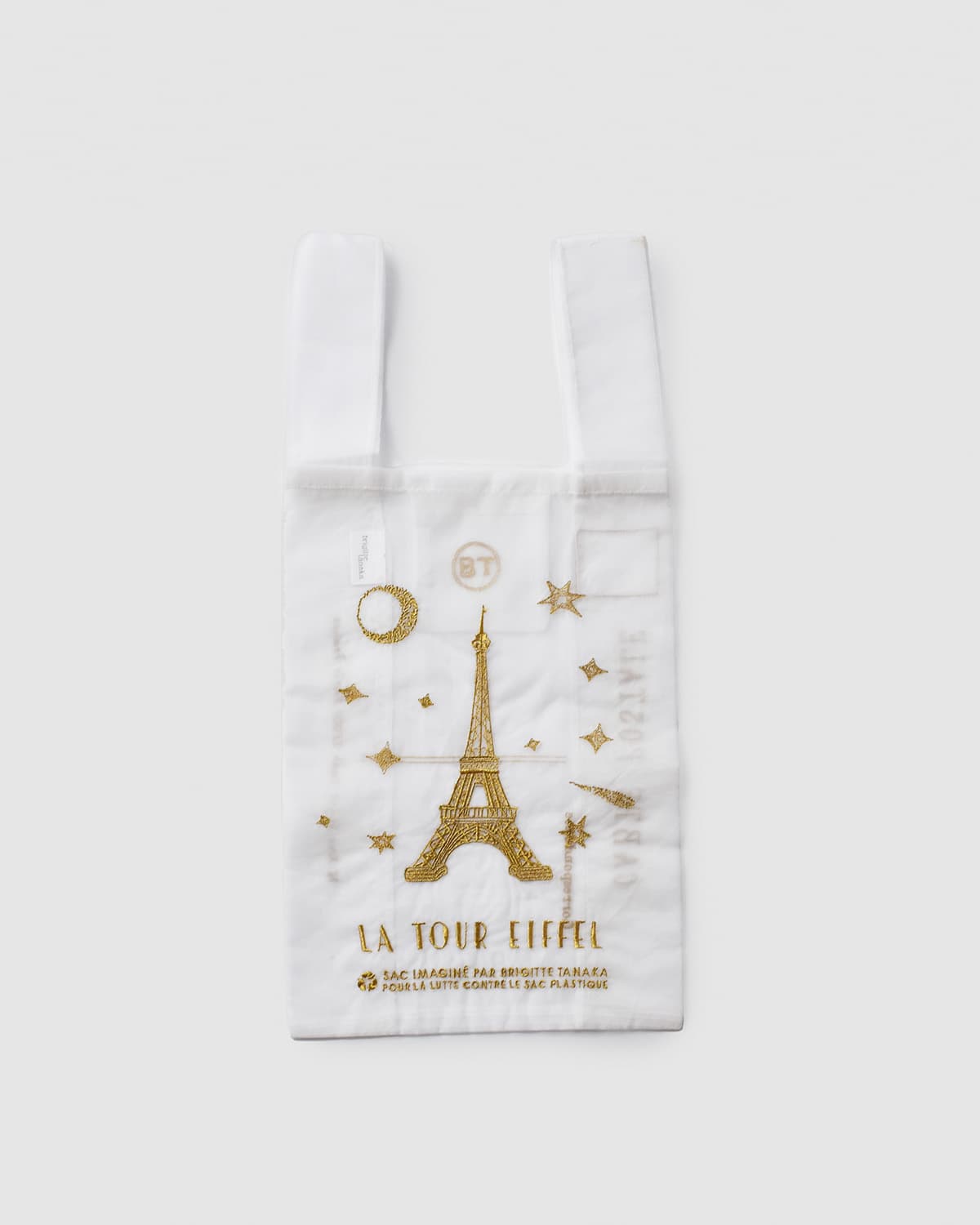 BRIGITTE TANAKA ブリジットタナカ 刺繍 トートバッグ PARIS TOUR