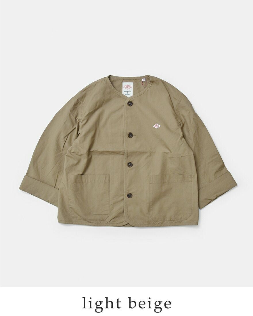 DANTON ダントン コットンリネン ウェザーワッシャー カラーレス