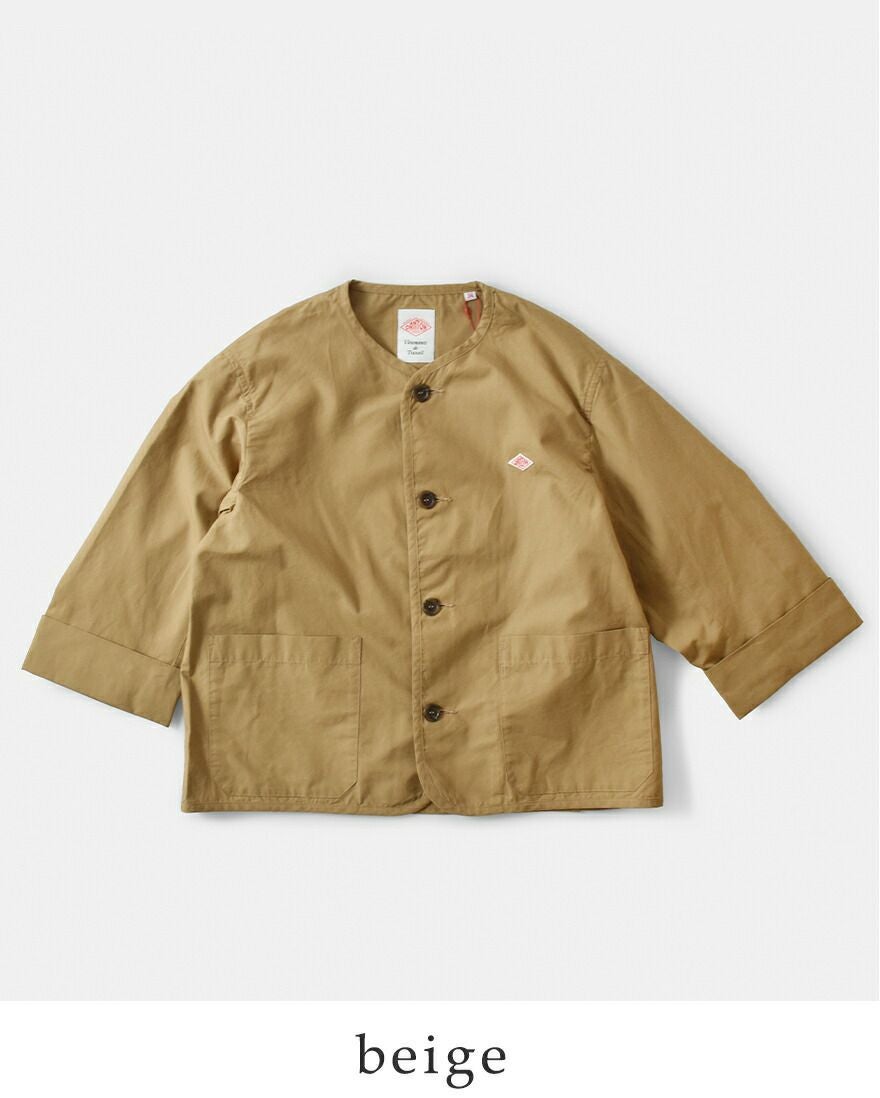 DANTON ダントン コットンリネン ウェザーワッシャー カラーレス