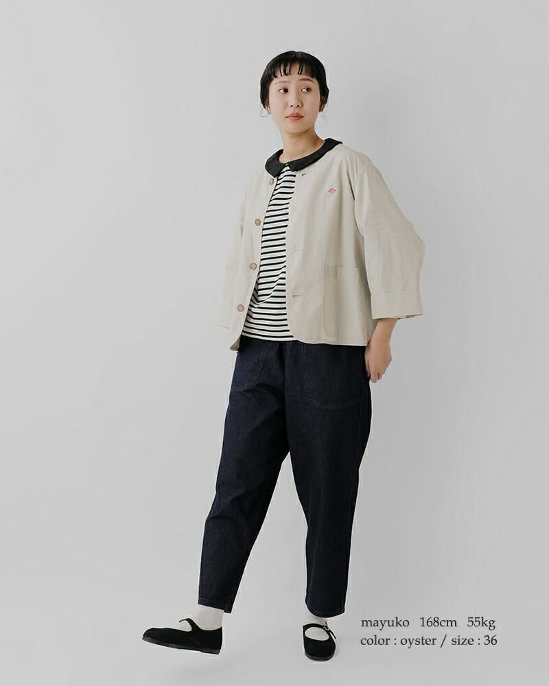 DANTON ダントン コットンリネン ウェザーワッシャー カラーレス