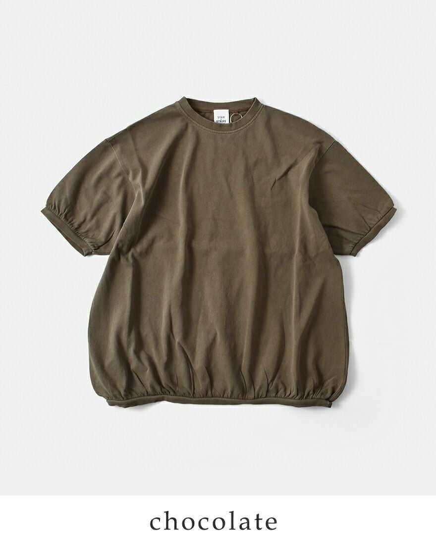 STAR＆STRIPE aranciato別注 コットン ベーシック リブ ショート