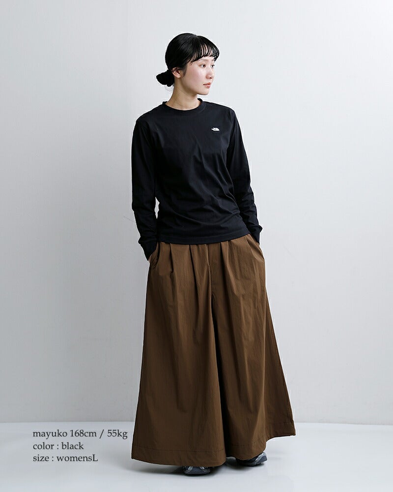 THE NORTH FACE ロングスリーブ フラッシュドライ ヌプシ コットン T