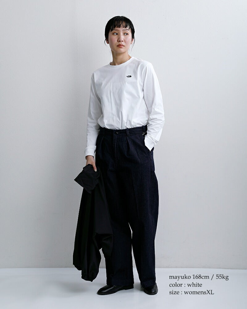 THE NORTH FACE ロングスリーブ フラッシュドライ ヌプシ コットン T