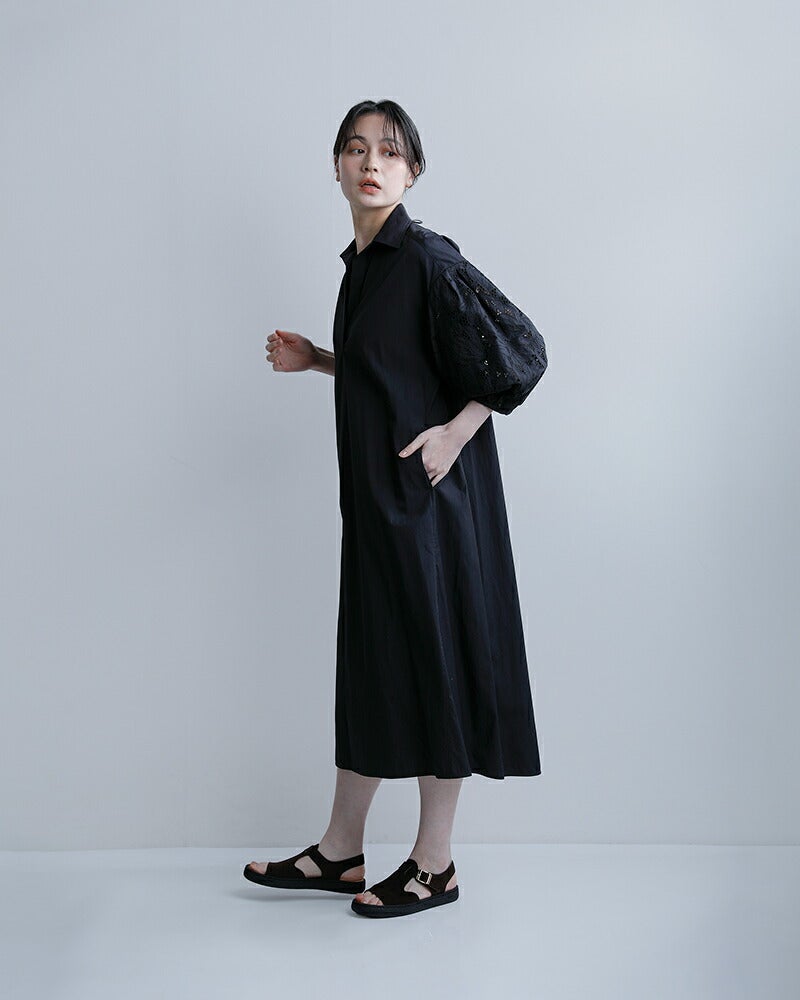 試着のみ⭐︎ティッカ⭐︎ワンピース クーポン対象】TICCA ティッカ コットン フラワー レース パフスリーブ