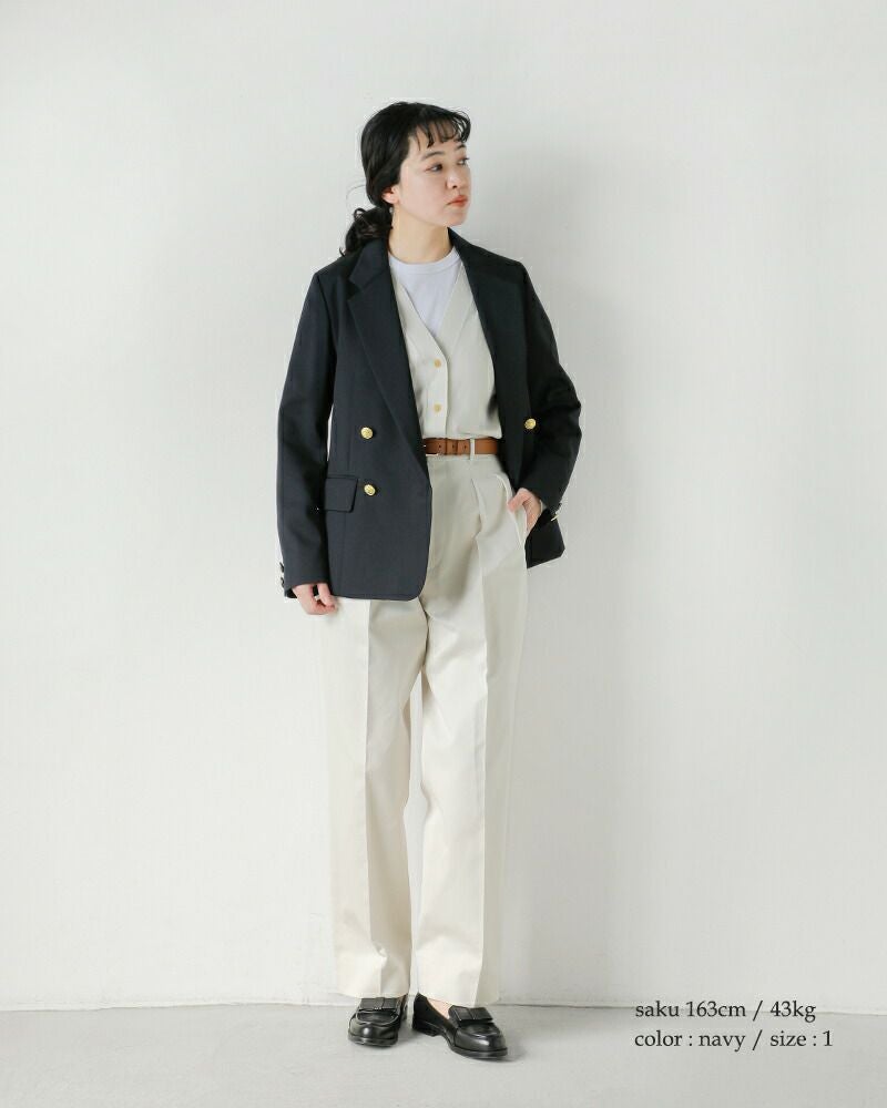 TICCA ティッカ ウール ダブル ジャケット tbfs-151 レディース 2026ss