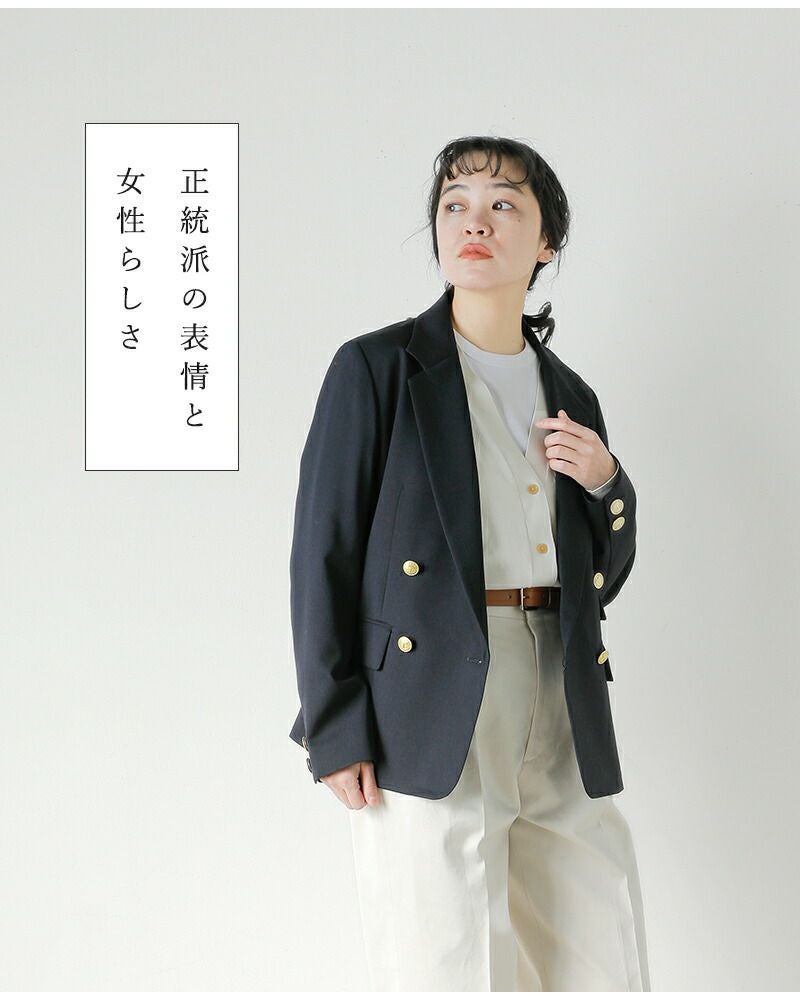 TICCA ティッカ ウール ダブル ジャケット tbfs-151 レディース 2026ss