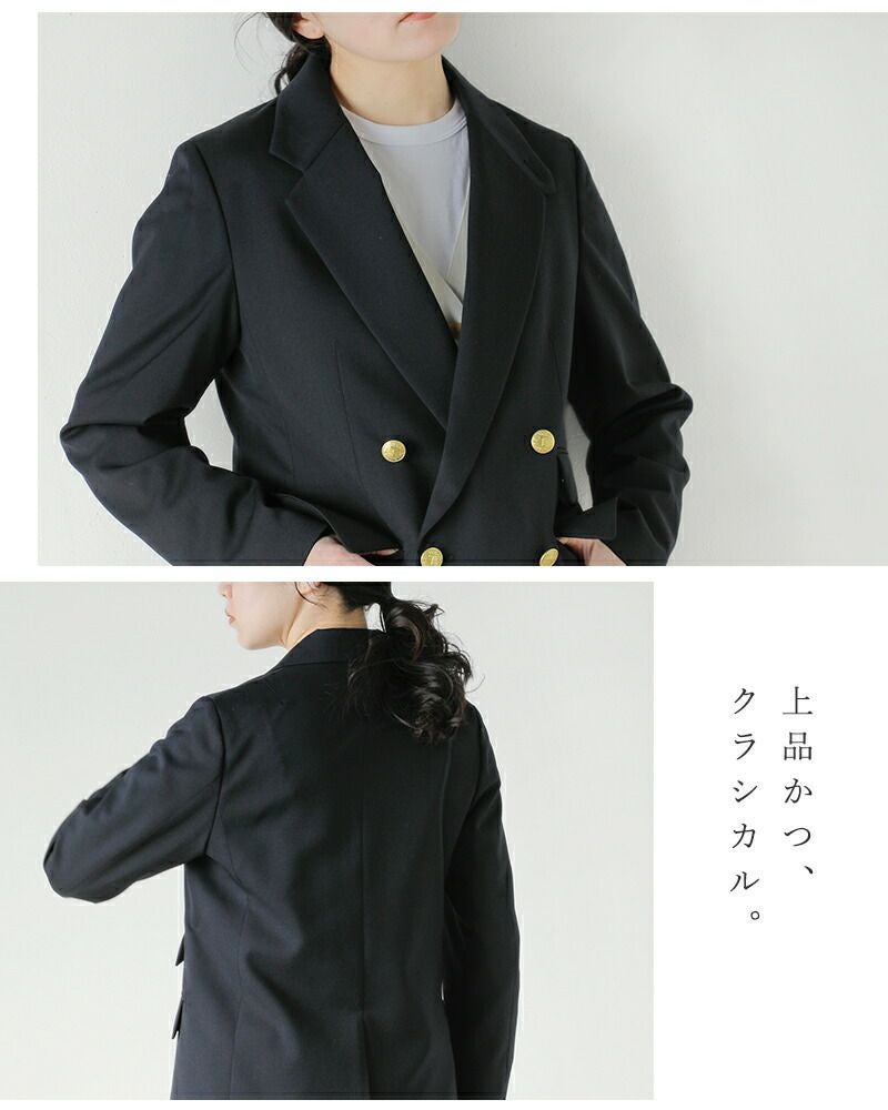 TICCA ティッカ ウール ダブル ジャケット tbfs-151 レディース 2026ss