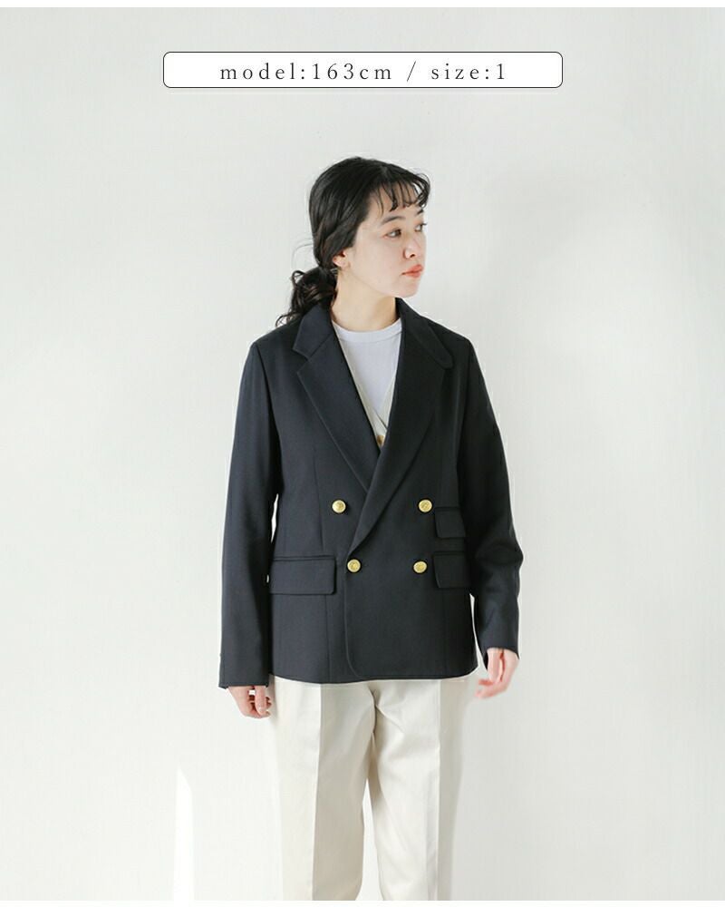 TICCA ティッカ ウール ダブル ジャケット tbfs-151 レディース 2026ss