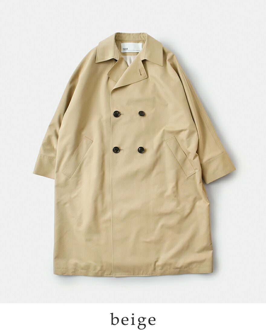 TICCA ティッカ コットン テント トレンチコート tbfs-161 レディース
