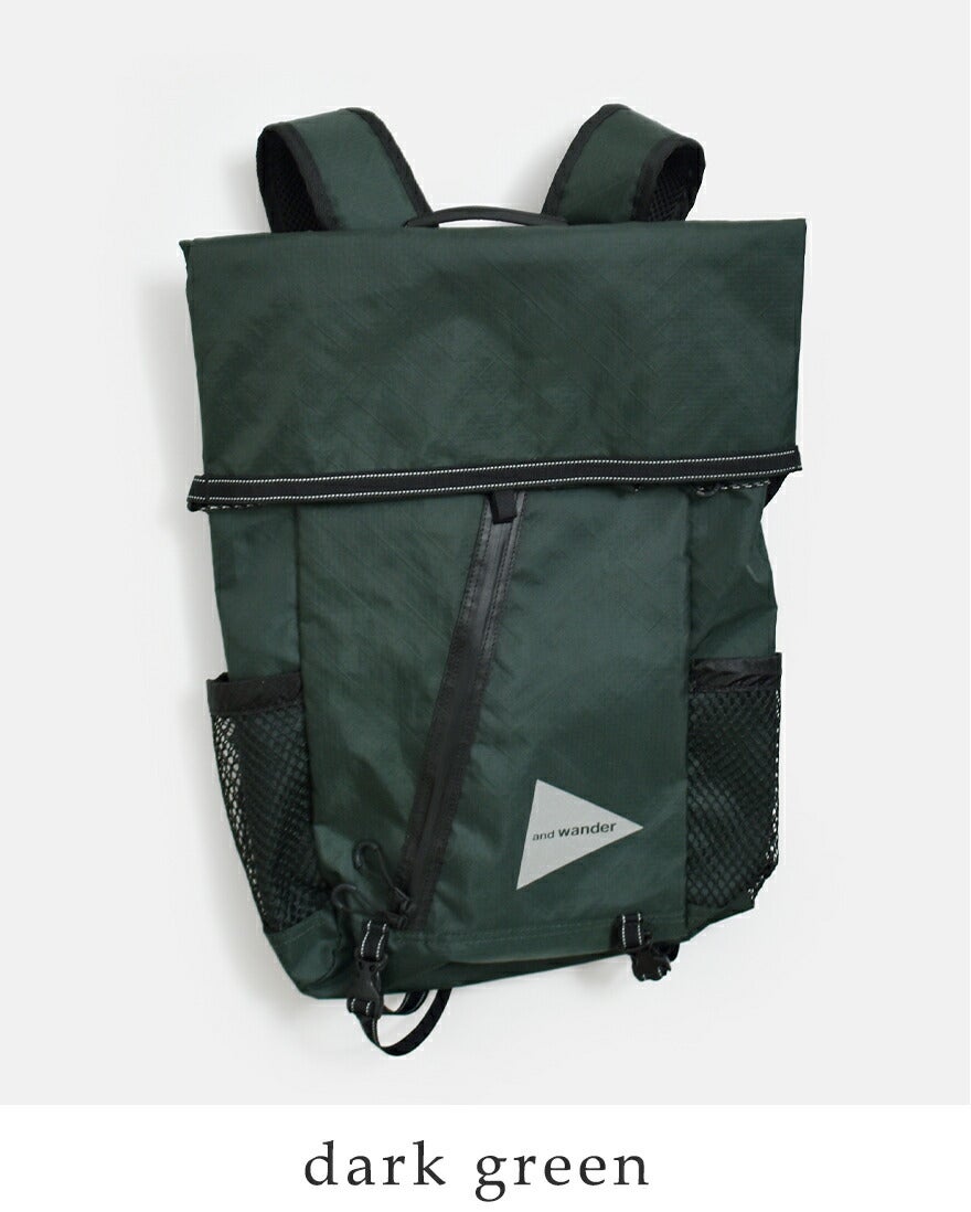 and wander アンドワンダー エコパック 18L バックパック ECOPAK 18L