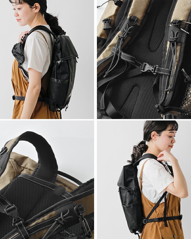 and wander アンドワンダー エコパック 18L バックパック ECOPAK 18L