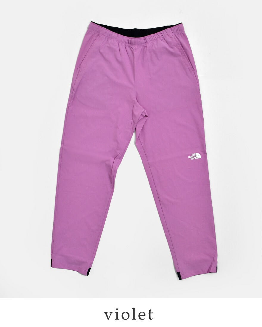 新品　THE NORTH FACE ランニングパンツ　紫　レディース M-L THE NORTH FACE ノースフェイス 撥水 ストレッチ フレキシブル ロング