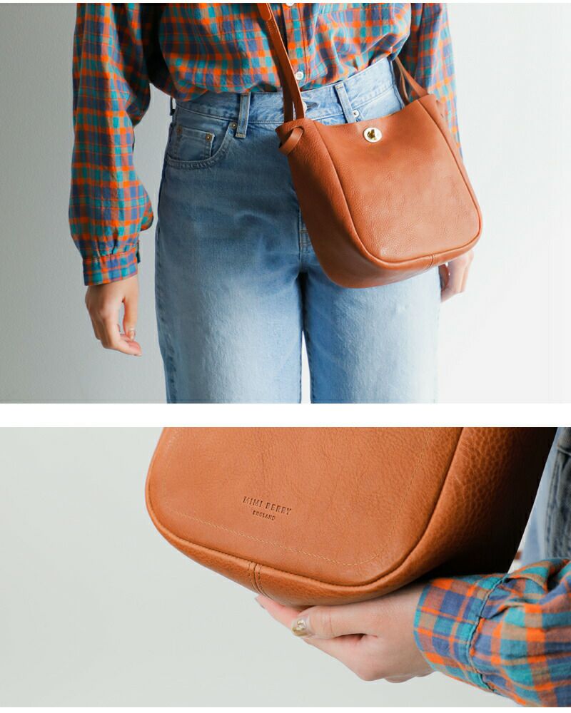 Mimi ミミ レザー ショルダー バッグ “Val” valレディース 2025aw新作