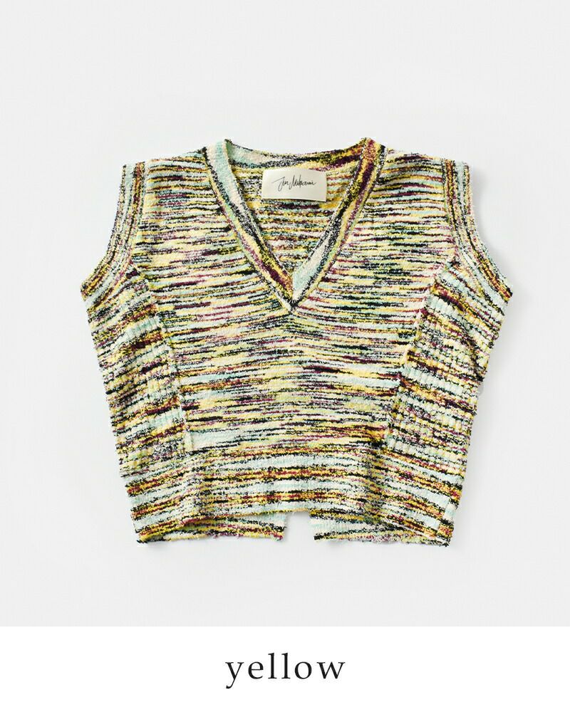 60%OFF】JUN MIKAMI ジュンミカミ コンフェッティヤーン ベスト jm