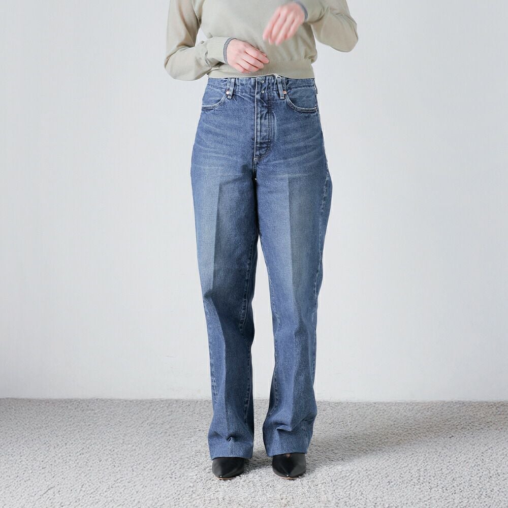 60%OFF】TANAKA タナカ コットン セルビッチ デニム ハイライズ