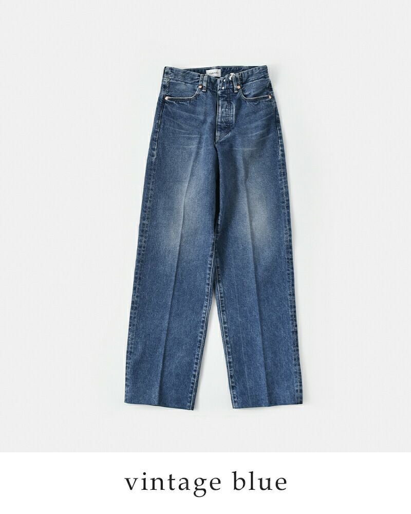 60%OFF】TANAKA タナカ コットン セルビッチ デニム ハイライズ